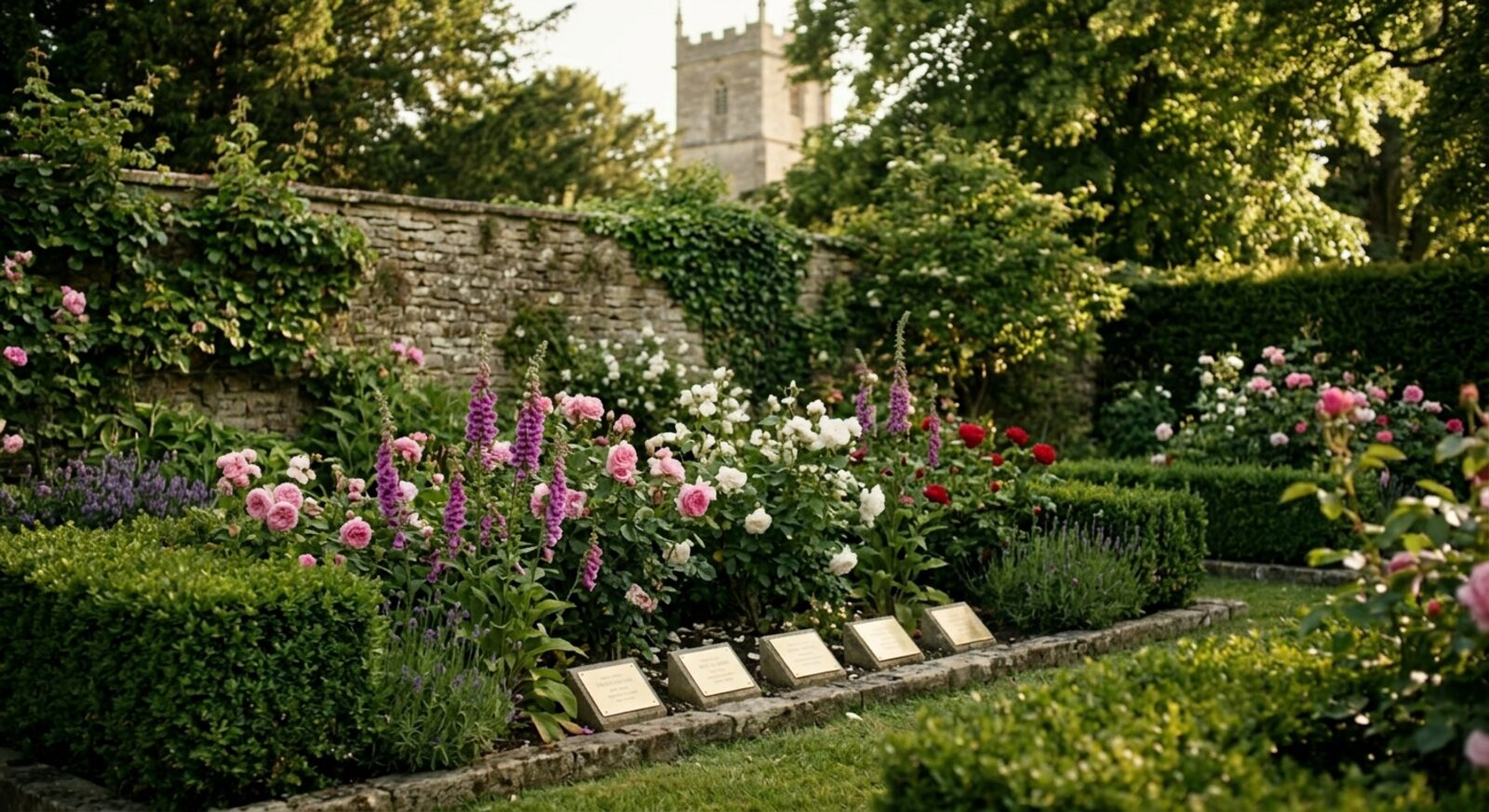 The memorial garden